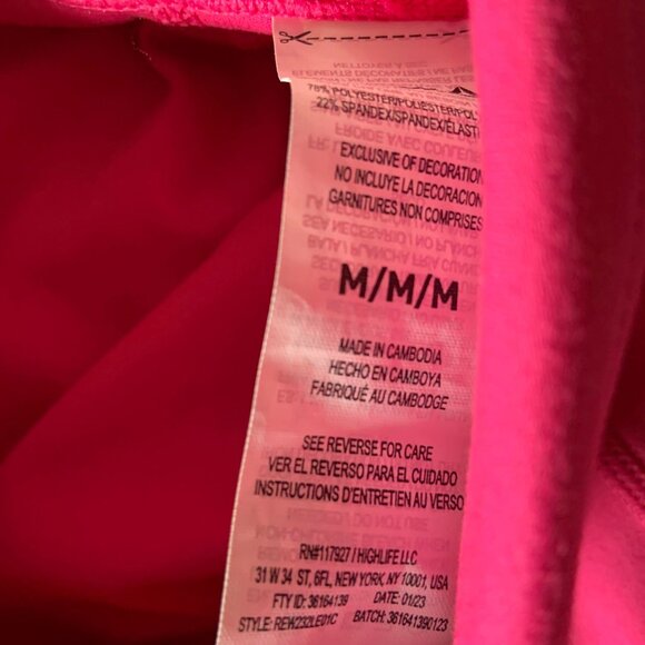 Bright Pink Reebok leggings/capri 21'', size M - Picture 5 of 5